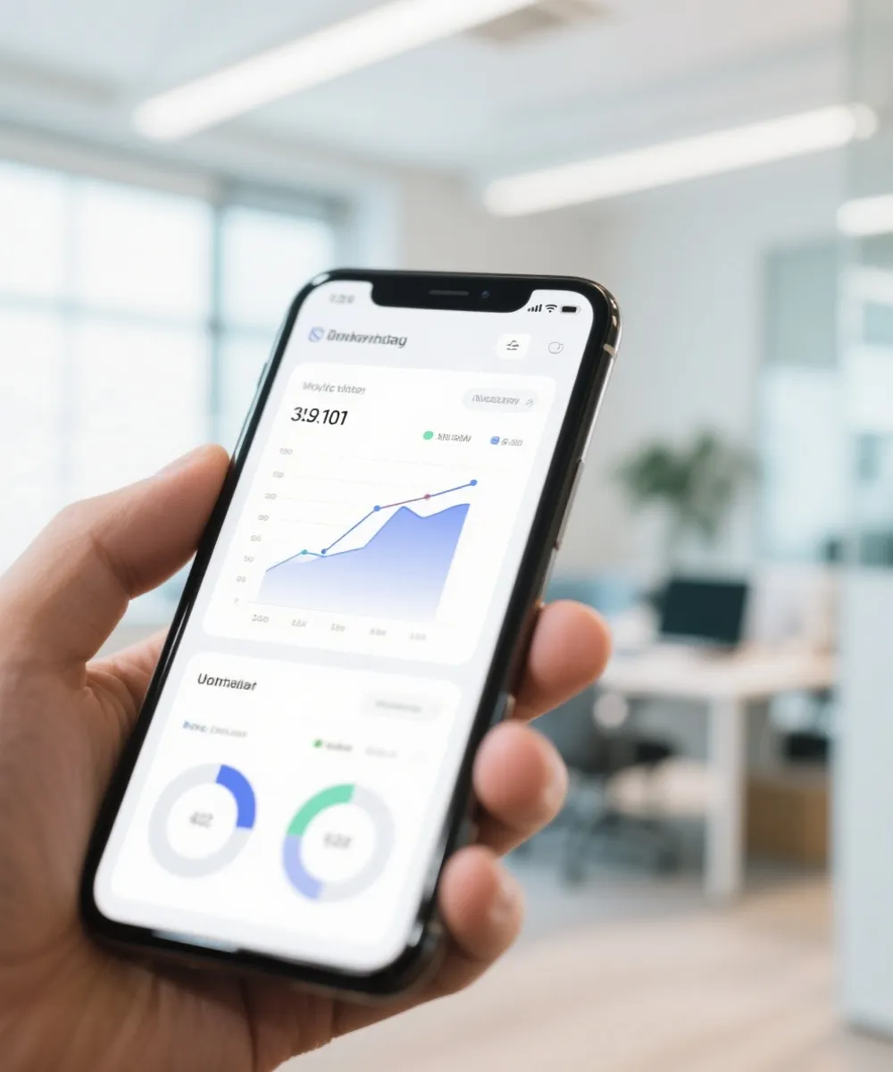 Mobile data tracking interface